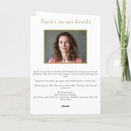 Dragonfly-Feier zum Programm zur Beerdigung des Le (Rückseite)