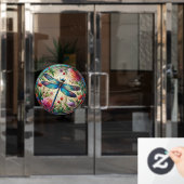 Dragonfly-Fensterklammer Fensteraufkleber (Büro Tür)