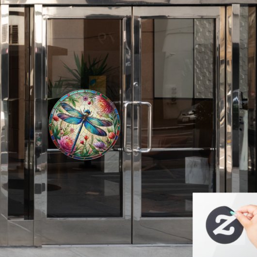 Dragonfly-Fensterklammer Fensteraufkleber (Büro Tür)