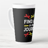 Dragonfly findet Freude auf der Reise Milchtasse (Linke Ecke)