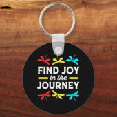 Dragonfly findet Freude auf der Reise Schlüsselanhänger (Vorderseite)