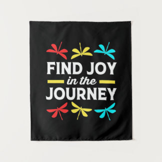 Dragonfly findet Freude auf der Reise Wandteppich