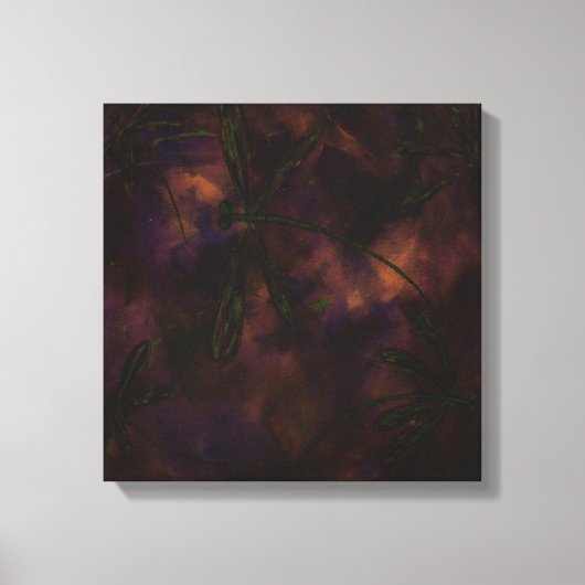 Dragonfly Fire Leinwanddruck (Vorderseite)