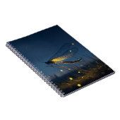 Dragonfly Firefly Night Notebook Notizblock (Rechte Seite)