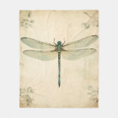 Dragonfly Fleece Blanket (Vorderseite)