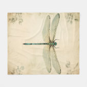 Dragonfly Fleece Blanket (Vorderseite (Horizontal))