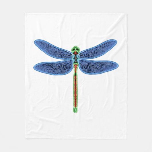 Dragonfly Fleecedecke (Vorderseite)