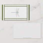 Dragonfly Fliegen Visitenkarte (Vorne/Hinten)