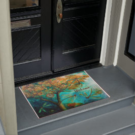 Dragonfly-Flirt Fußmatte