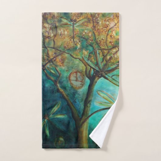 Dragonfly Flirtation Badhandtuch Set (Handtuch)