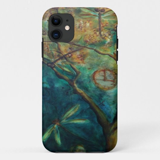 Dragonfly Flirtation Case-Mate iPhone Hülle (Rückseite)