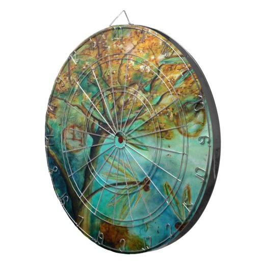 Dragonfly Flirtation Dartscheibe (Vorderseite rechts)