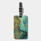 Dragonfly Flirtation Gepäckanhänger (Vorderseite vertikal)