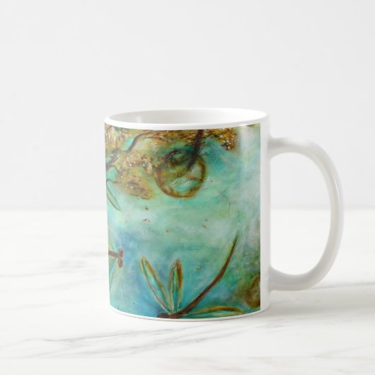 Dragonfly Flirtation Kaffeetasse (Rechts)