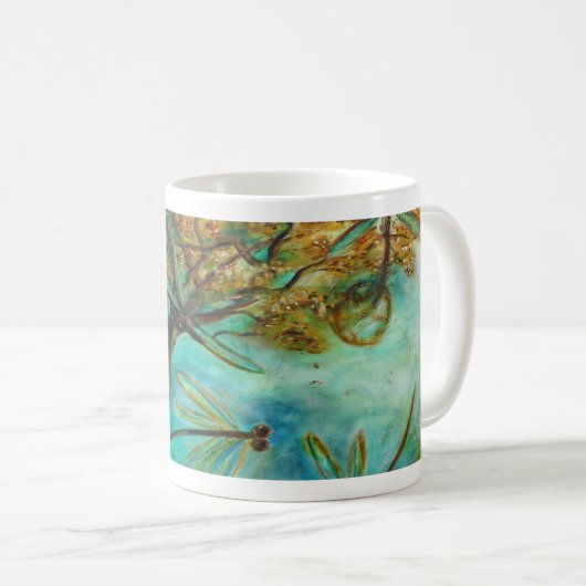 Dragonfly Flirtation Kaffeetasse (VorderseiteRechts)