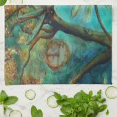 Dragonfly Flirtation Küchentuch (Gefaltet)