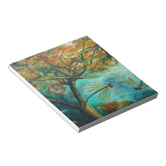 Dragonfly Flirtation Notizblock (angewinkelt)