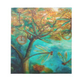 Dragonfly Flirtation Notizblock (Vorderseite)