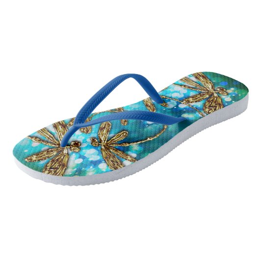 Dragonfly Flit Bubble Thongs Badesandalen (Schrägansicht)