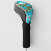 Dragonfly Flit Bubbles Golf Headcover (angewinkelt)