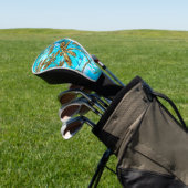 Dragonfly Flit Bubbles Golf Headcover (In SItu)