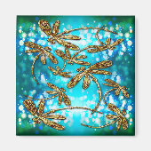 Dragonfly Flit Bubbles Magnet (Vorne)