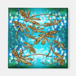 Dragonfly Flit Bubbles Magnet