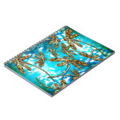 Dragonfly Flit Bubbles Notizblock (Linke Seite)