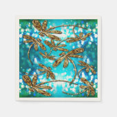 Dragonfly Flit Bubbles Serviette (Vorderseite)