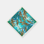 Dragonfly Flit Bubbles Serviette (Ecke)