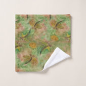 Dragonfly Flit Cotton Candy Badhandtuch Set (Waschlappen)