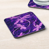 Dragonfly Flit Disco Getränkeuntersetzer (Linke Seite)