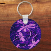 Dragonfly Flit Disco Schlüsselanhänger (Vorderseite)