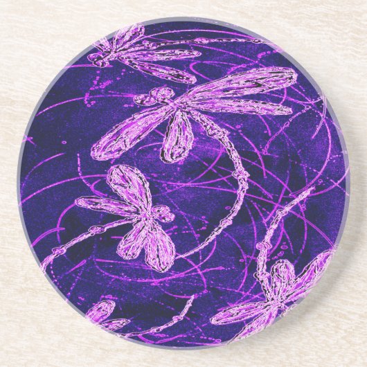 Dragonfly Flit Disco Untersetzer (Vorne)