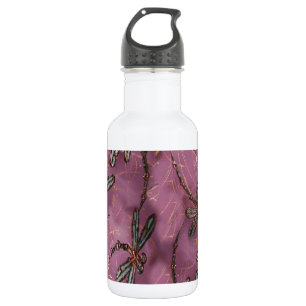 Dragonfly Flit Dusky-Rose Edelstahlflasche