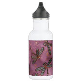 Dragonfly Flit Dusky-Rose Edelstahlflasche (Rechts)