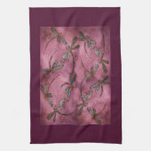 Dragonfly Flit Dusky Rose Handtuch (Vertikal)