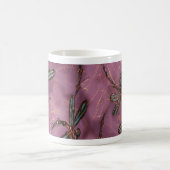 Dragonfly Flit Dusky-Rose Kaffeetasse (Mittel)