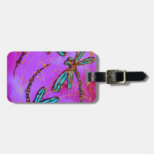 Dragonfly Flit Electric Pink Gepäckanhänger