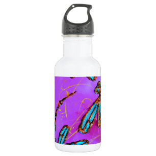 Dragonfly Flit Electric Pink Trinkflasche