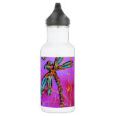 Dragonfly Flit Electric Pink Trinkflasche (Rechts)