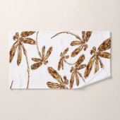 Dragonfly Flit Gold Frenzy Badhandtuch Set (Handtuch)
