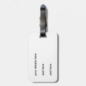 Dragonfly Flit Hazy Days Gepäckanhänger (Rückseite vertikal)