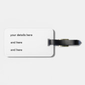 Dragonfly Flit Hazy Days Gepäckanhänger (Rückseite horizontal)