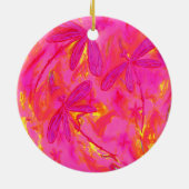 Dragonfly Flit Hazy Days Keramik Ornament (Hinten)