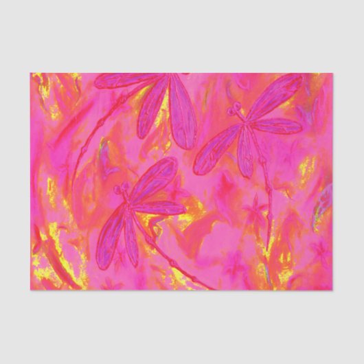 Dragonfly Flit Hazy Days Seidenpapier (Vorderseite)