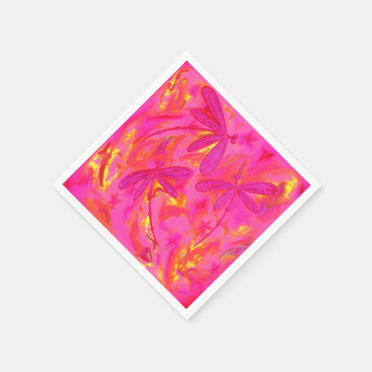 Dragonfly Flit Hazy Days Serviette (Ecke)