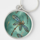 Dragonfly Flit Myrtle Green Schlüsselanhänger (Vorne)