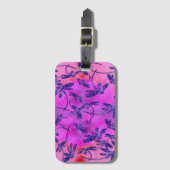 Dragonfly Flit Peachy Pink Gepäckanhänger (Vorderseite Vertikal)