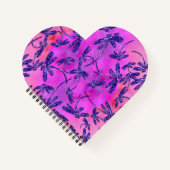 Dragonfly Flit Peachy Pink Notizblock (Vorderseite)